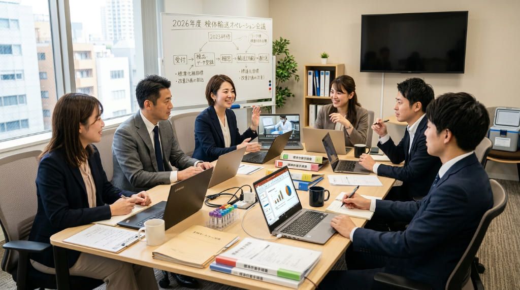 定期ミーティング・検体輸送オペレーション会議